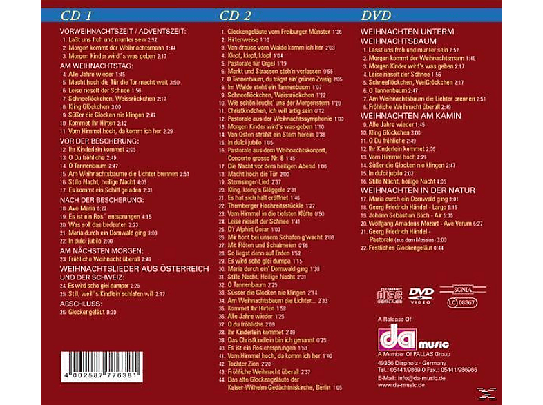 Thumbnail - VARIOUS - Festliche Weihnachten (DVD + CD)