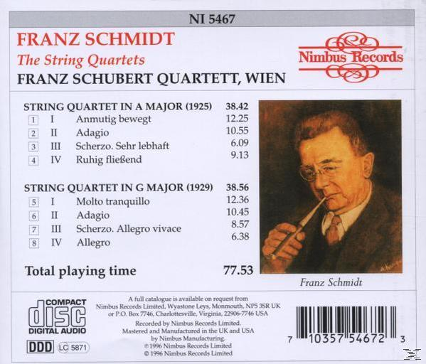 Franz Schubert Quartet, Franz Schubert Quartett Wien - The String Quartets  - (CD)