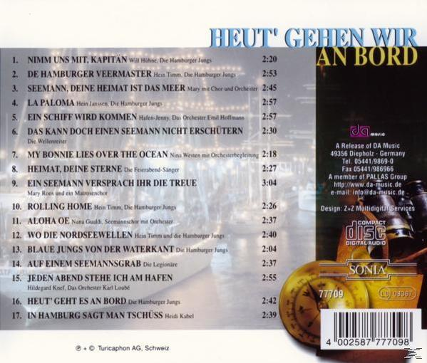 VARIOUS - Heut' Gehen Wir An Bord  - (CD)