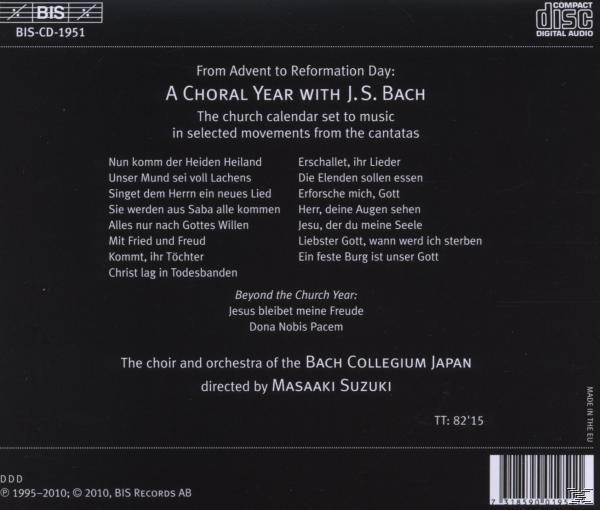 Suzuki Masaaki - Ein Chorjahr mit J.S.Bach  - (CD)