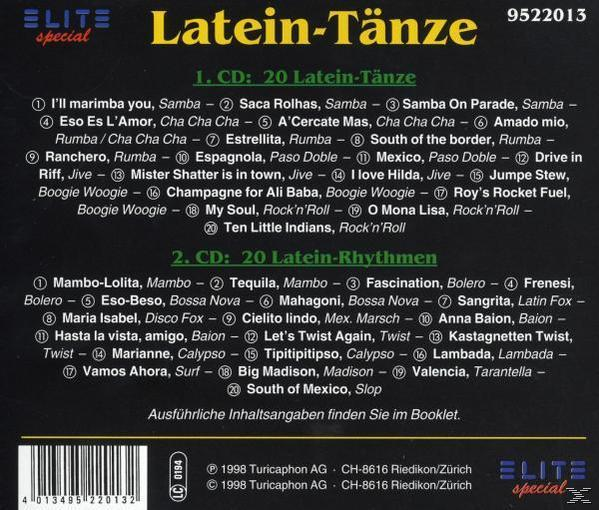 VARIOUS - Latein-Tänze  - (CD)