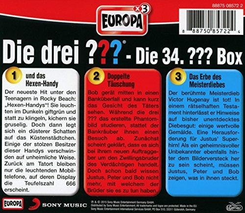 CD-Cover mit Text und drei farbigen Kästchen. Enthält Text über ein Buch mit dem Europa-Logo.