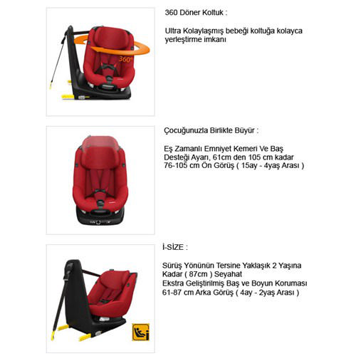 MAXI COSI AxissFix Concrete Grey Oto Koltuğu