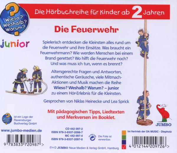 Wieso? Weshalb? Warum? junior: Die Feuerwehr  - (CD)