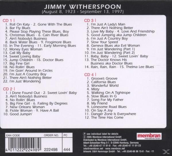 Blues Jimmy - (CD) Witherspoon Jimmy - Witherspoon-California