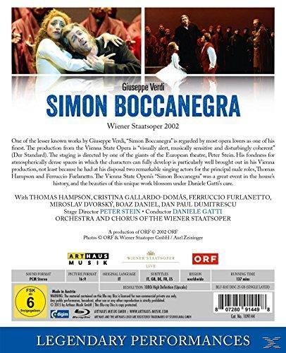 Gallardo-Domâs, Simon - - Thomas Ferrucio Boccanegra Hampson, Cristina (Blu-ray)