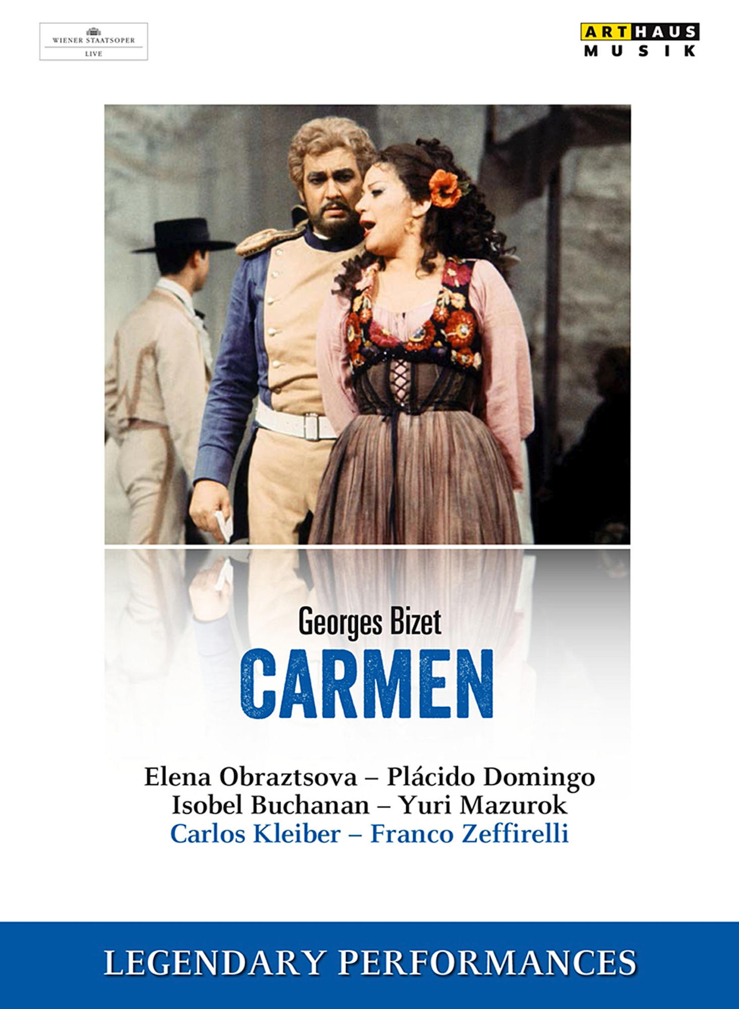 Elena Obraztsova, Plácido Domingo, Isobel Buchanan, Orchester Der Wiener Staatsoper, Yuri/+ Mazurok - Carmen  - (DVD)