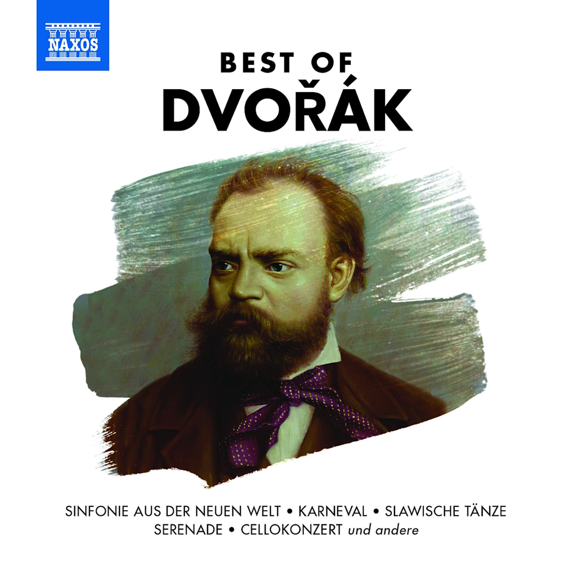Albumcover mit Porträt eines Mannes, Titel 'Best of Dvořák'.