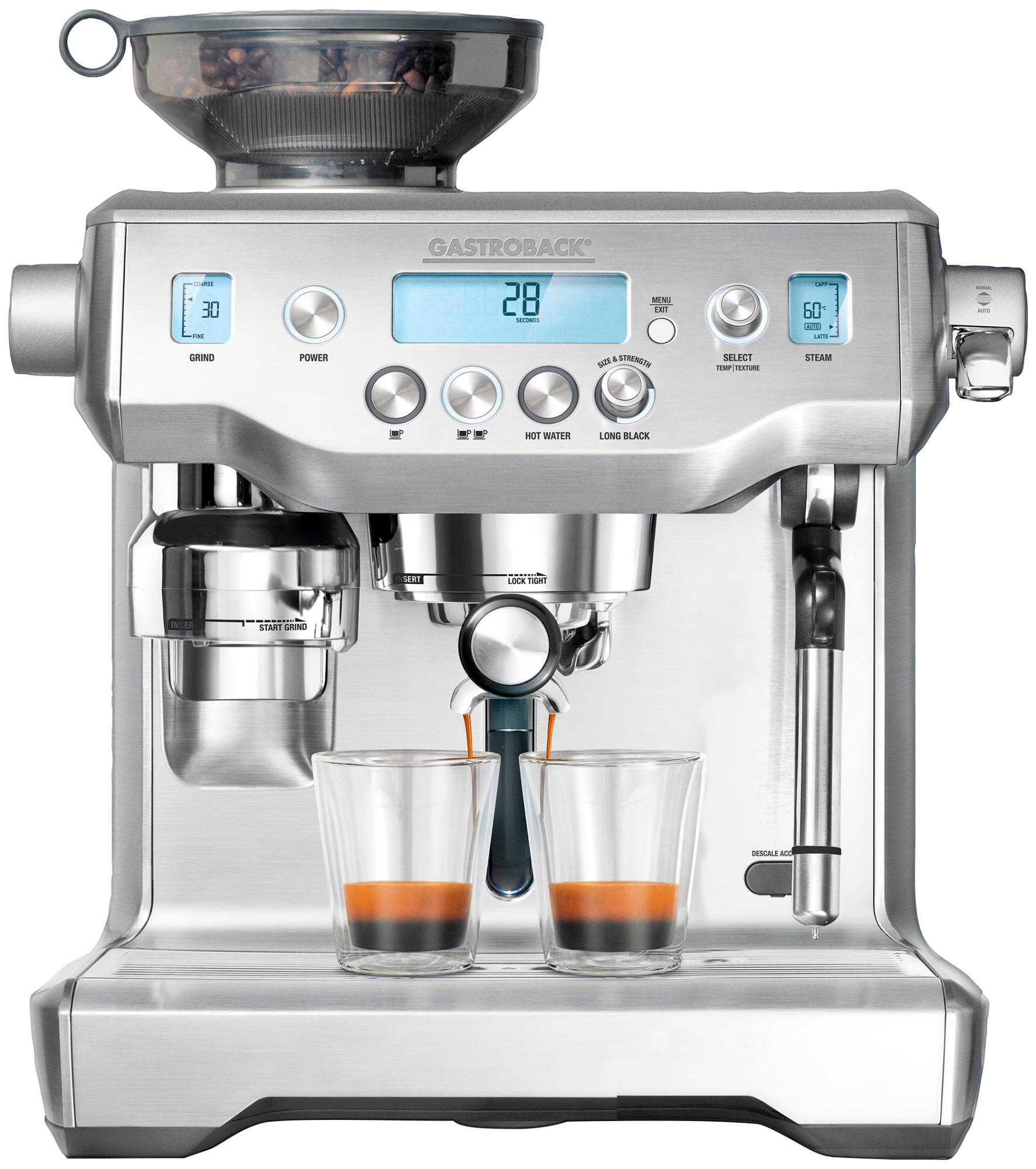 GASTROBACK 42640 Design Espresso Advanced Professional Espressomaschine Edelstahl