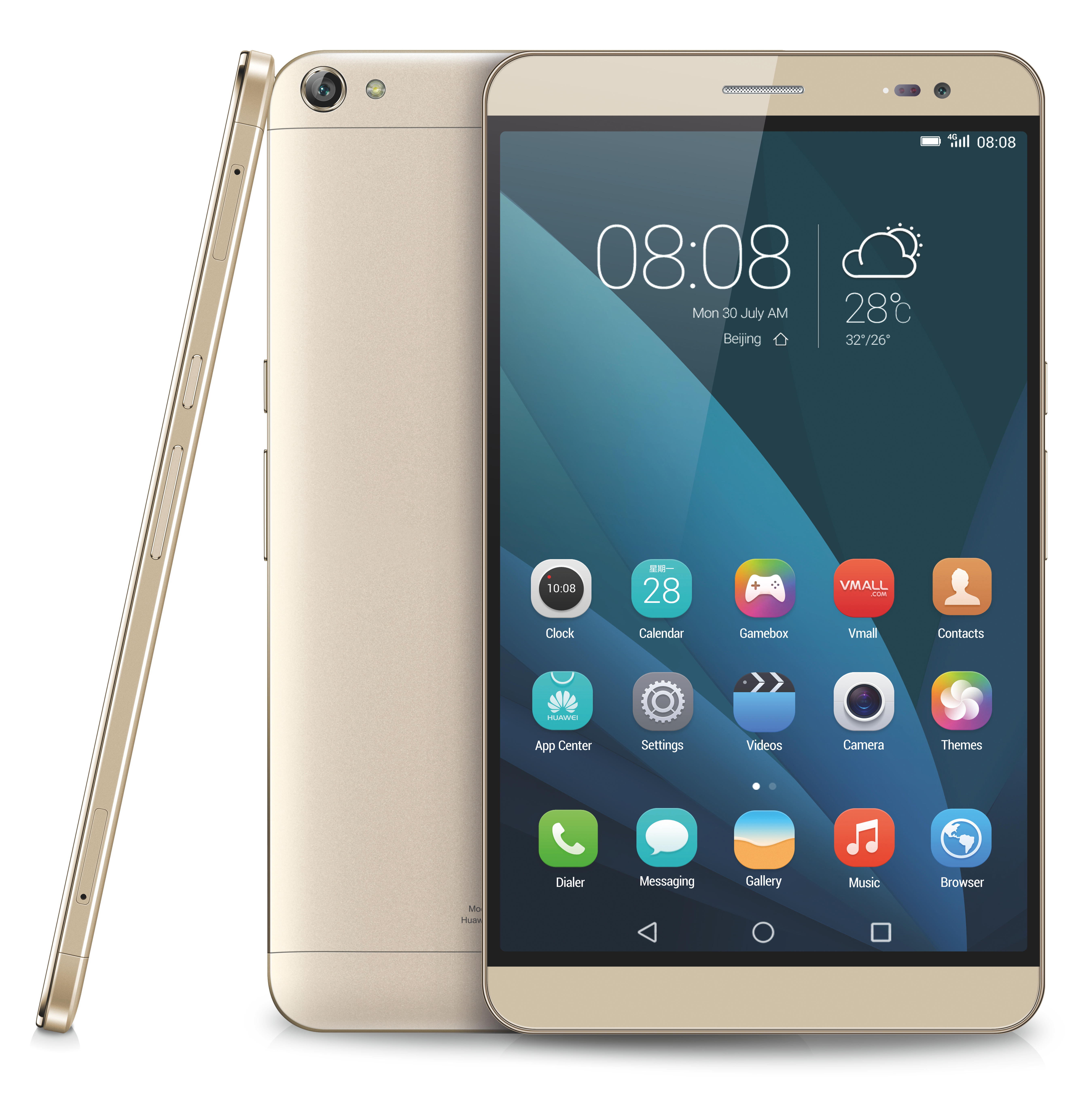 HUAWEI MediaPad X2 7.0, Tablet, 32 GB, 7 Zoll, Gold