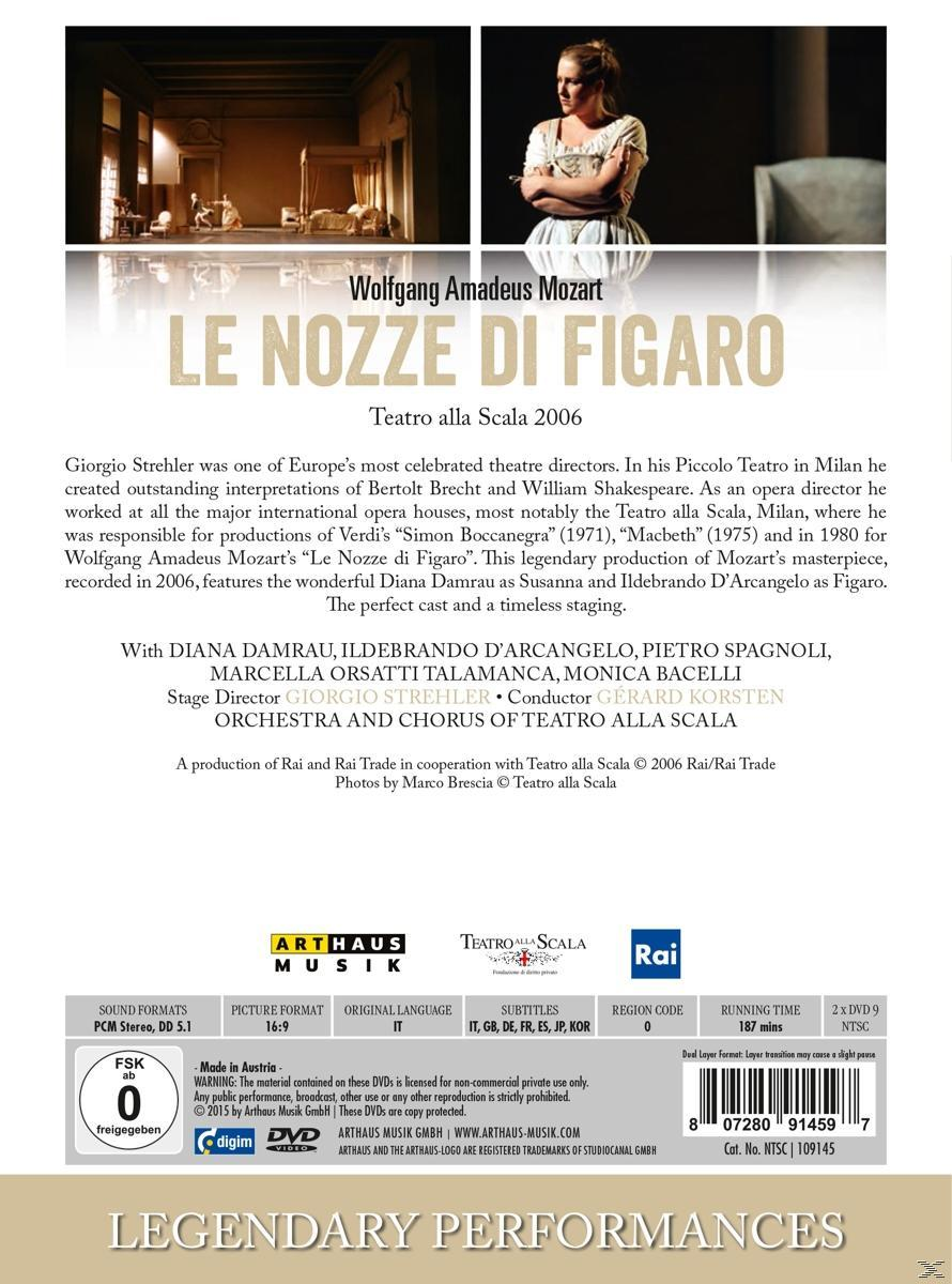 D\'arcangelo - Figaro Di Damrau, - Diana (DVD) La Nozze Ildebrando