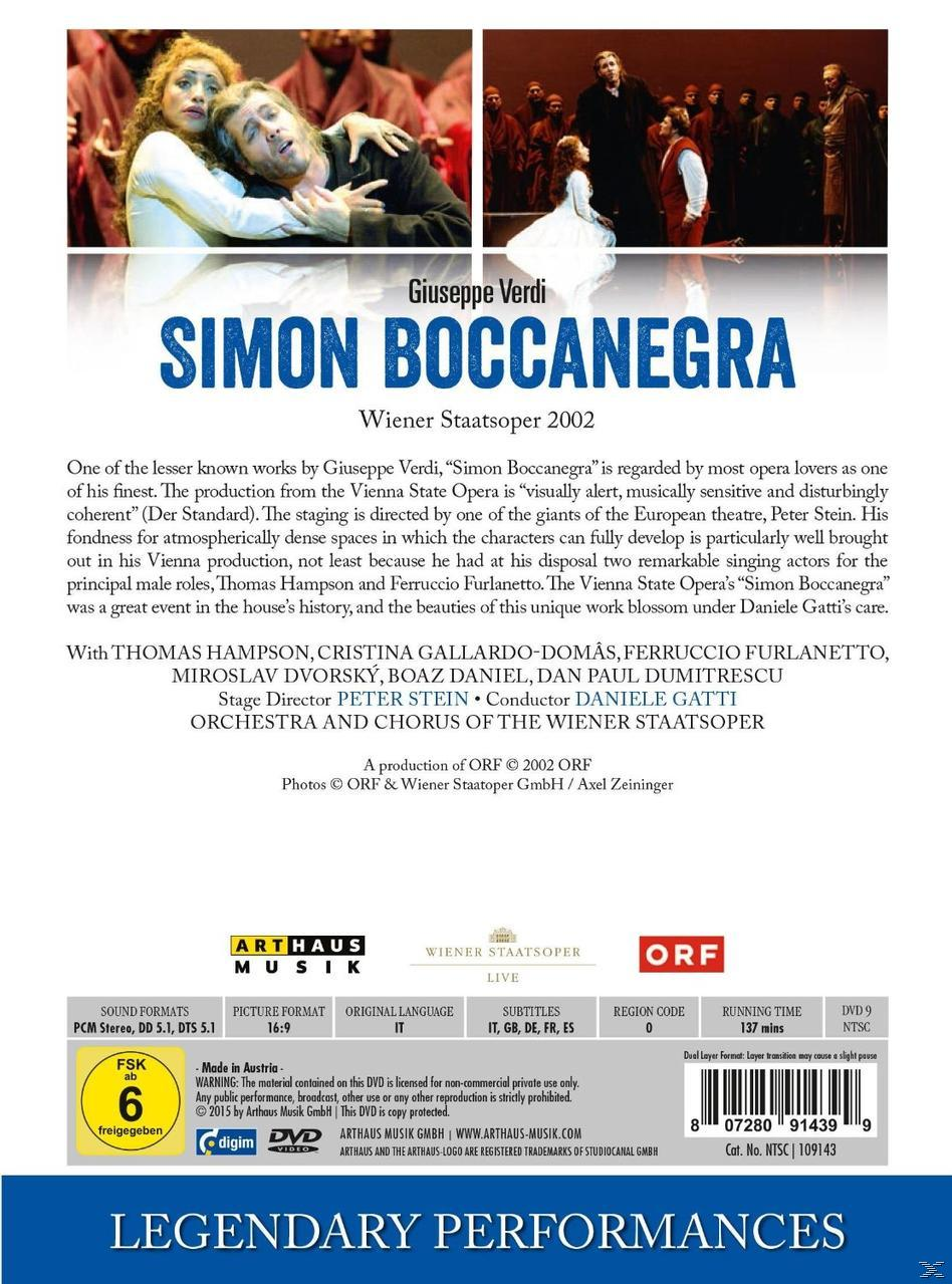 Boccanegra Thomas - - Hampson, Cristina Simon Gallardo-domâs (DVD)