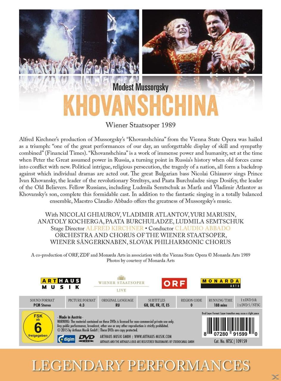 - Sängerknaben, Staatsoper, of Slovak Chorus Wiener and - Chorus Khovanshchina Philharmonic VARIOUS, (DVD) Orchestra the Wiener