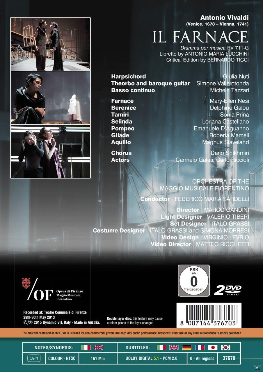 VARIOUS, Orchestra Of The Maggio Musicale Fiorentino - Il Farnace  - (DVD)