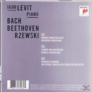 Igor Levit - Bach, Beethoven, Rzewski  - (CD)