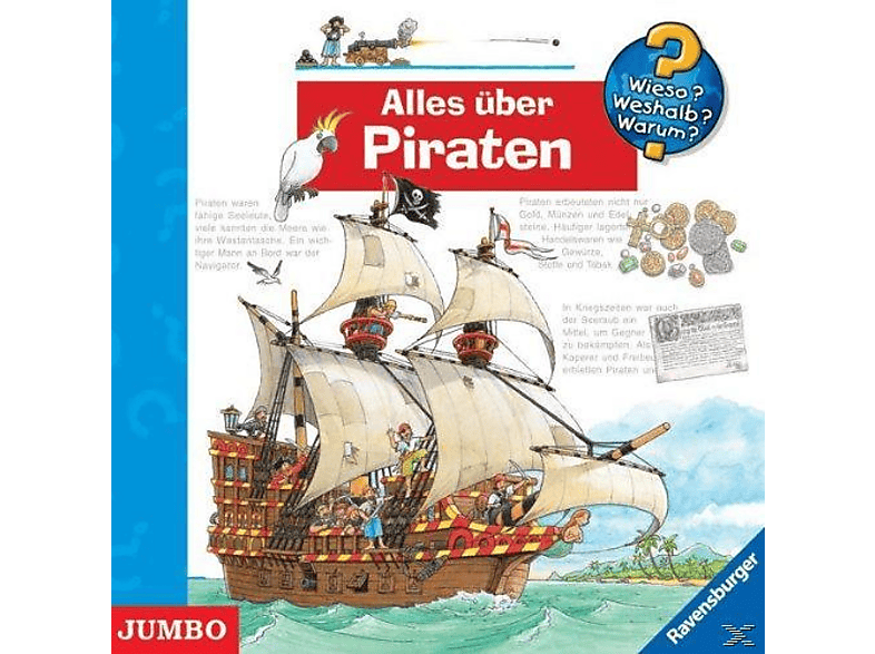 Livre 'Alles über Piraten' Wieso? Weshalb? Warum? - Livre Éducatif Sur Les Pirates Pour Enfants