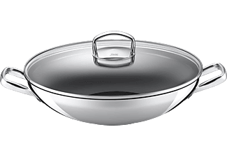 SILIT WOK HONG KONG 36CM INOX - Poêle pour wok (Argent)