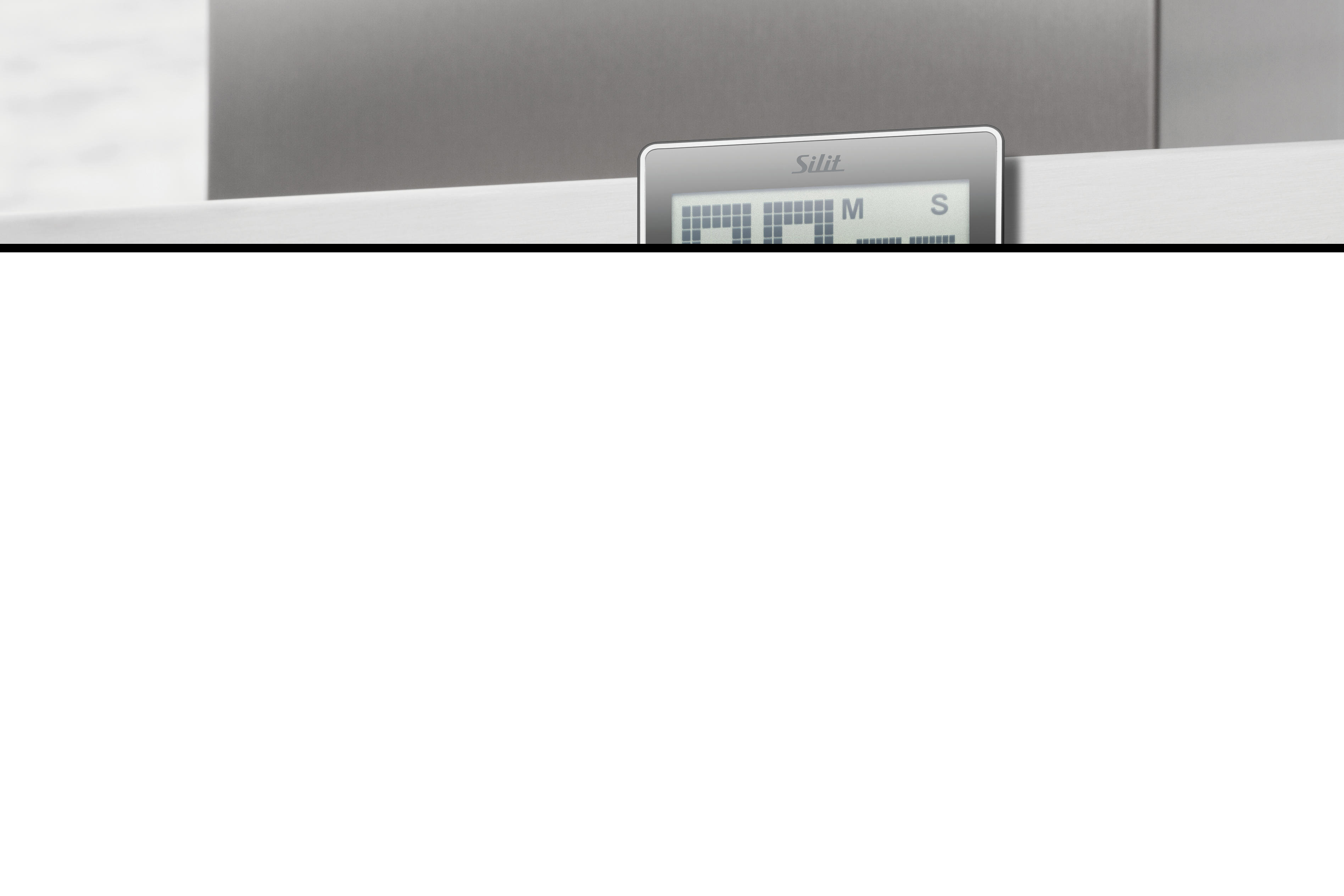 SILIT 21.4128.8619 Attimo  Digitaler Kurzzeitmesser Schwarz