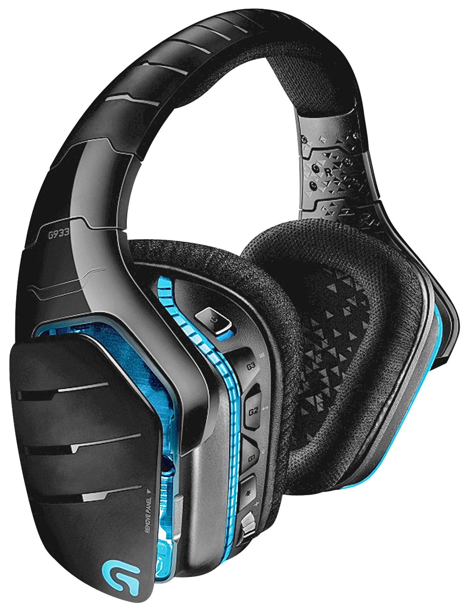 Auriculares gaming - LOGITECH G933 Artemis Spectrum, Wireless, Micrófono, Negro