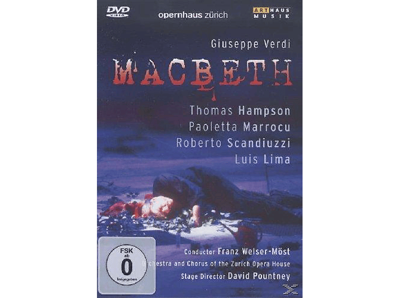 Thomas Hampson, Paoletta Marrocu, Roberto Scandiuzzi, Luis Lima, VARIOUS, Orchester Der Oper Zürich - Macbeth  - (DVD)