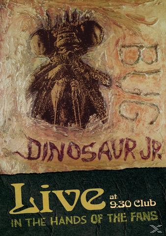 Dinosaur Jr Poster mit einer Figur. Live-Musik im 9:30 Club.