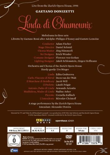 Edita Gruberova, Deon Van Der Opera Orchestra Di Walt, Chamounix The And - Of Linda - Chorus Zurich (DVD) House