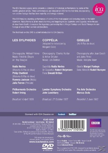 VARIOUS - Les Sylphides/Coppelia/Giselle  - (DVD)