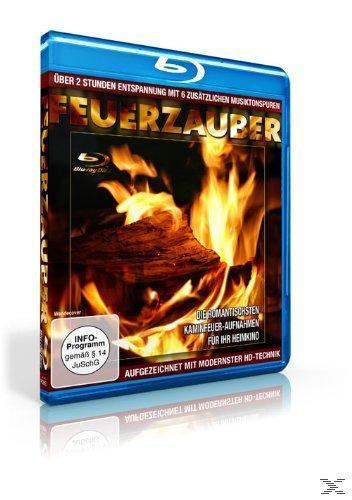 Blu-ray-Filmbox. Das Cover hat ein Feuerbild und der Titel lautet Feuerzauber. Text in deutscher Sprache.