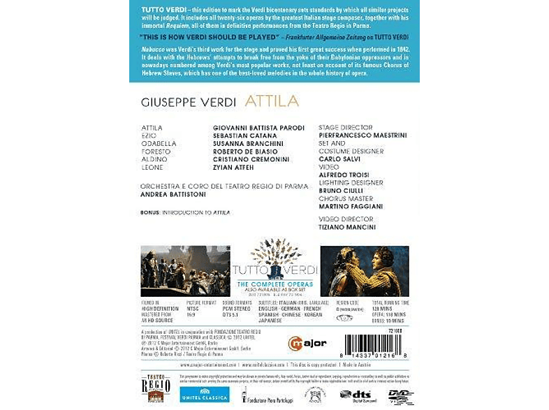 Thumbnail - Giovanni Batista Parodi, Sebastian Catana, Susanna Branchini, Roberto de Biaso, Orchestra E Coro Del Teatro Regio Di Par...