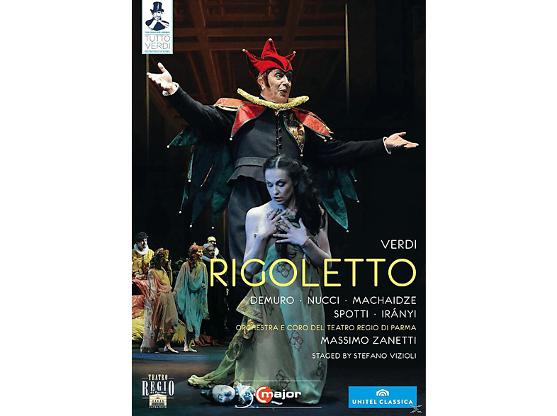 Francesco Demuro, Nino Machaidze, Coro E - Regio - Stefanie, Marco Parma, Rigoletto Orchestra Spotti, Teatro (DVD) Leo Nucci Iranyi Del Di