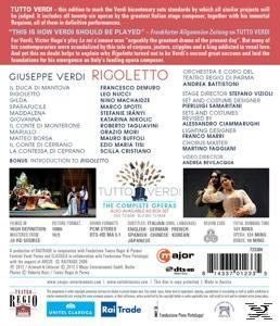 Orchestra/Coro Teatro Regio Pa, Zanetti/Demuro/Nucci (Blu-ray) - - Rigoletto