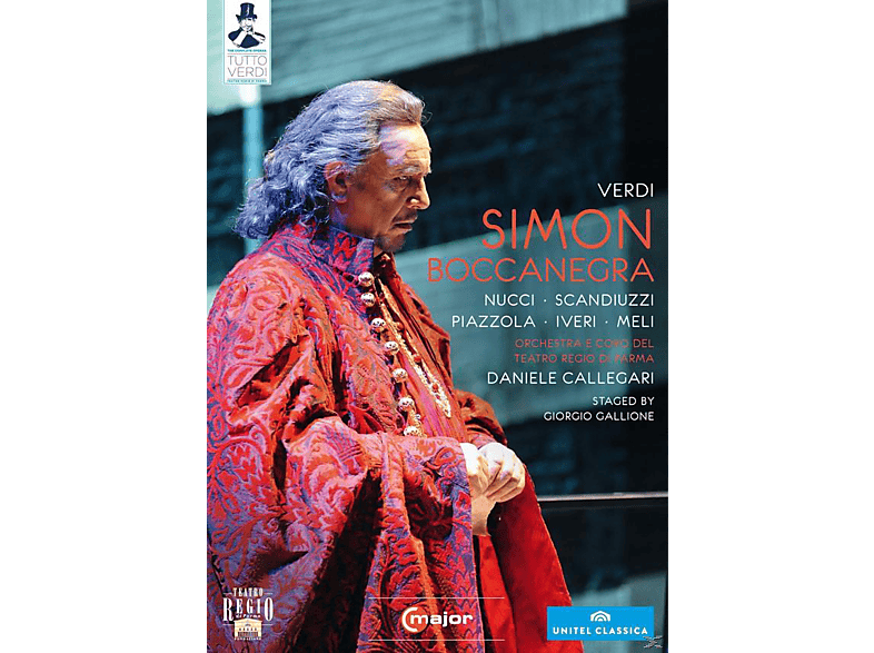 Simone Piazzola, Tamar Iveri, Roberto Orchestra Coro Di Regio Boccanegra Scanduzzi, Teatro Parma, (DVD) Simon E Del - Nucci - Leo
