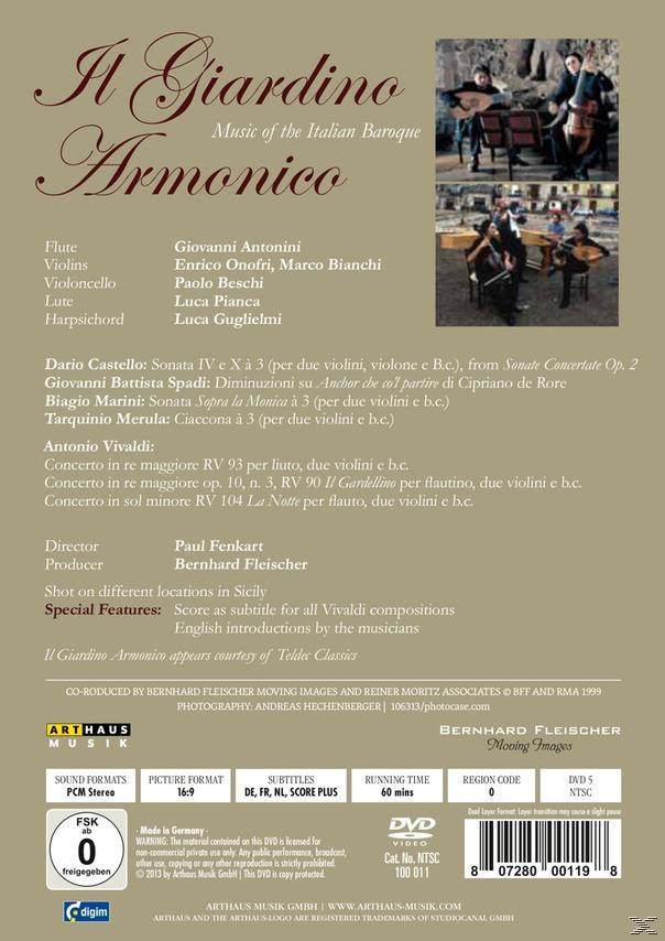 (DVD) Giardino Italian - Il Armonico Of Music Baroque The -