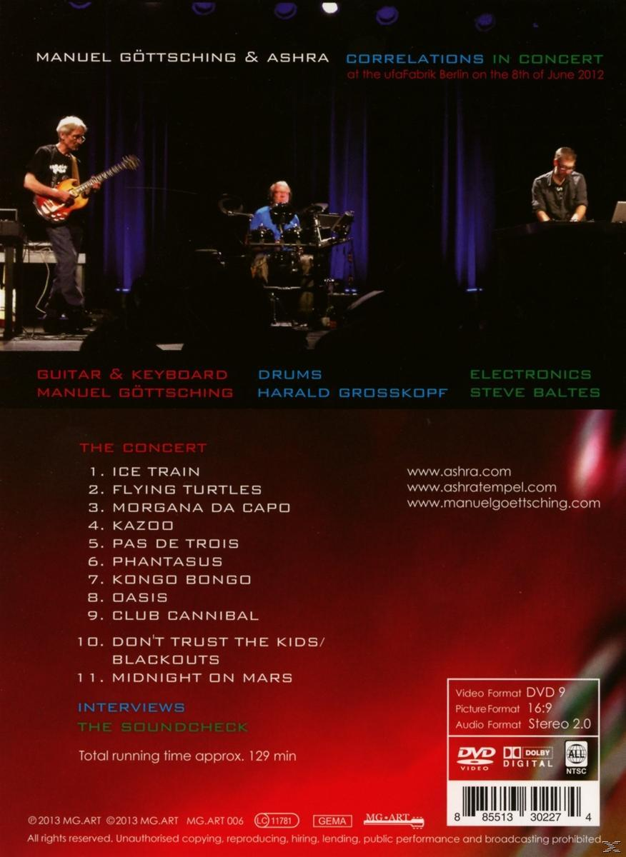 Ashra - Correlations In Concert  - (DVD)