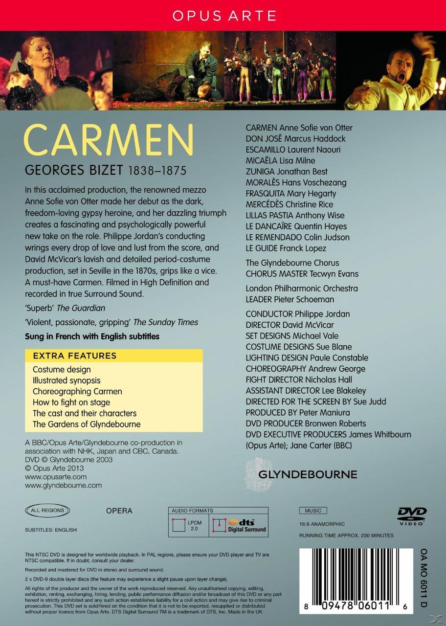 Lisa Carmen Orchestra Laurent Philharmonic Milne, Wise, Anne Otter, London Marcus (DVD) Sofie Best, Jonathan Haddock, Naouri, Anthony - Von The -