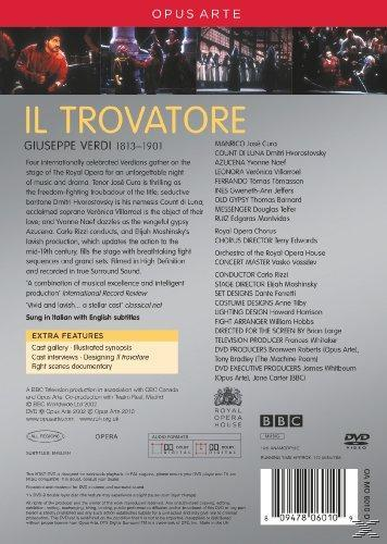DVD-Cover: Text über Oper, Besetzung und eine Collage von Bühnenszenen.