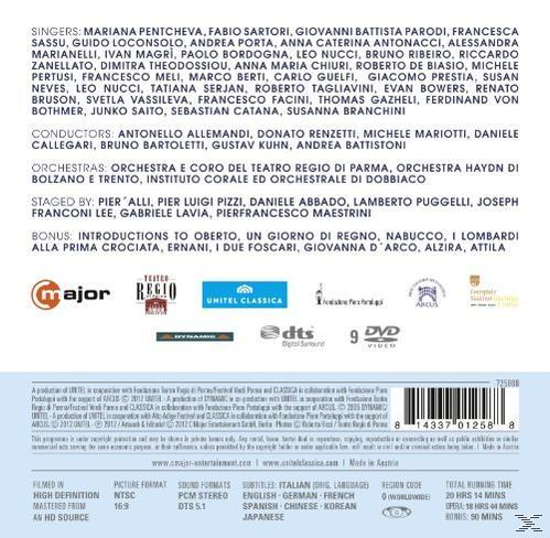 Parma, Del - Guido Pentcheva, Carlo Regio - E Tutto Haydn Bolzano Loconsolo, Orchestra Coro (DVD) Mariana E Di Di Vol.1 Verdi Sartori Trento, Fabio Orchestra Teatro Guelfi, Operas