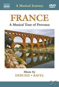 DVD-Cover: Ein Bild einer Steinbrücke über Wasser. Der Titel lautet Frankreich: Eine musikalische Reise durch die Provence.