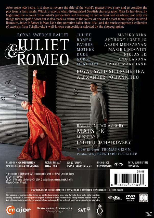 Rückseite einer DVD mit Balletttänzern und Text.