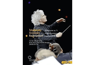 Simon Rattle - Rattle Conducts Tchaikovsky, Stravinsky & Rachmaninov  - (DVD)