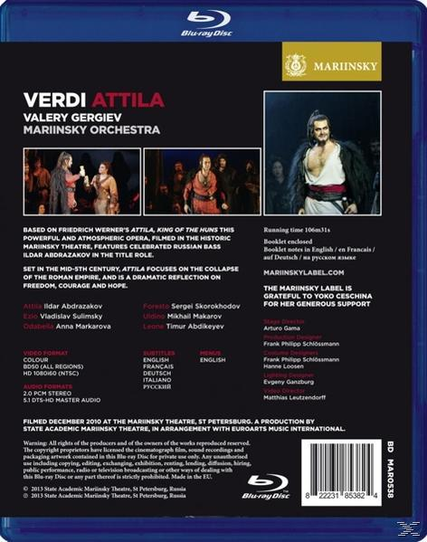 (Blu-ray) Attila - Orchestra/+ Abdrazakov - Ildar, Gergiev/Abdrazakov/Sulimsky/Mariinsky