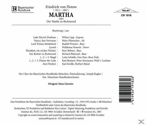 VARIOUS - MARTHA  - (CD)