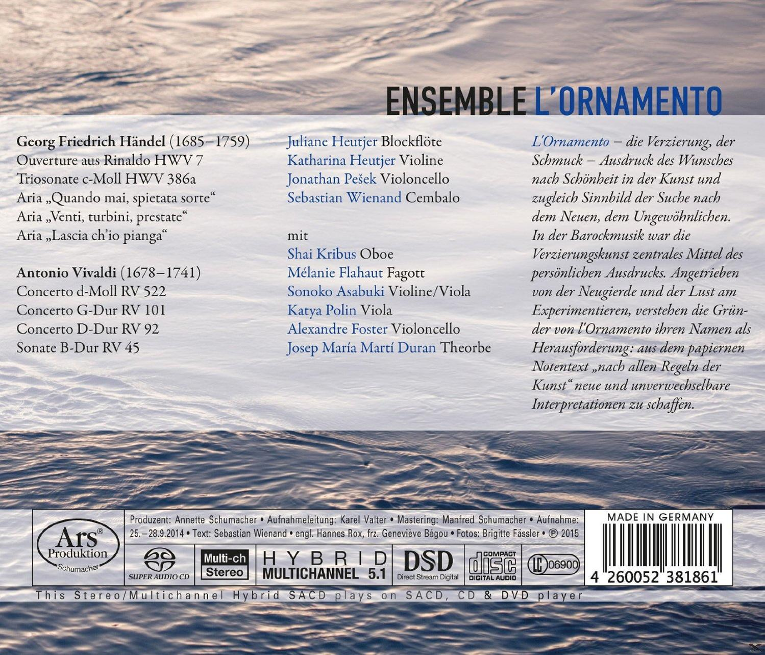 Ensemble L'ornamento - Concerti E Arie  - (SACD Hybrid)