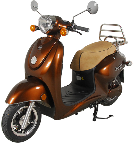 KUMPAN 1953 E-Scooter (10 Zoll, Braun)