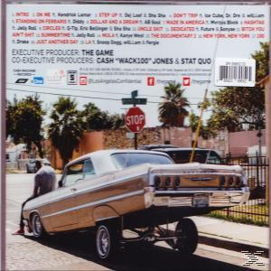 CD-Cover mit einem Auto und zwei Männern. Trackliste und Künstlernamen auf der Rückseite.