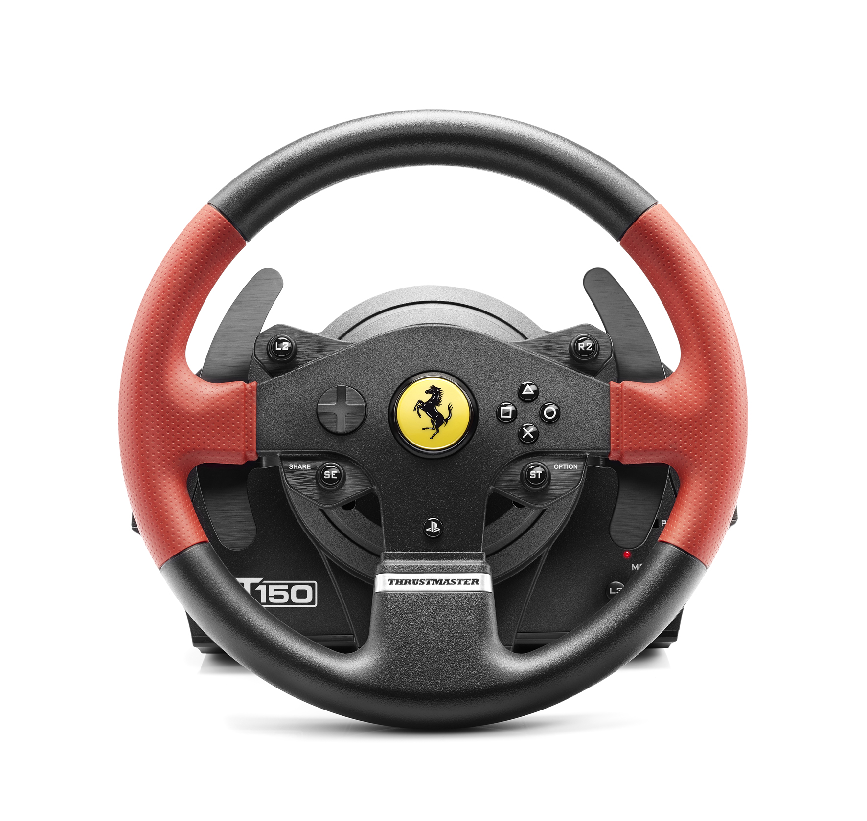 THRUSTMASTER T150 Ferrari Edition (Lenkrad inkl. 2-Pedalset, PS4 / PS3 / PC) Lenkrad inkl. Pedalset