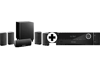 HARMAN/KARDON harman/kardon AVR 151S + HKTS 5 - Sistema Home Cinema 5.1 (5.1, Nero)