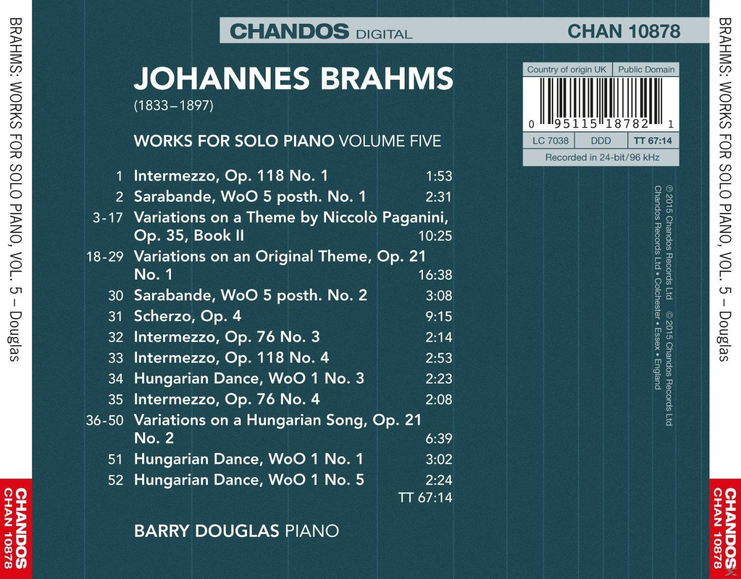 Douglas Barry - Klavierwerke Vol.5  - (CD)