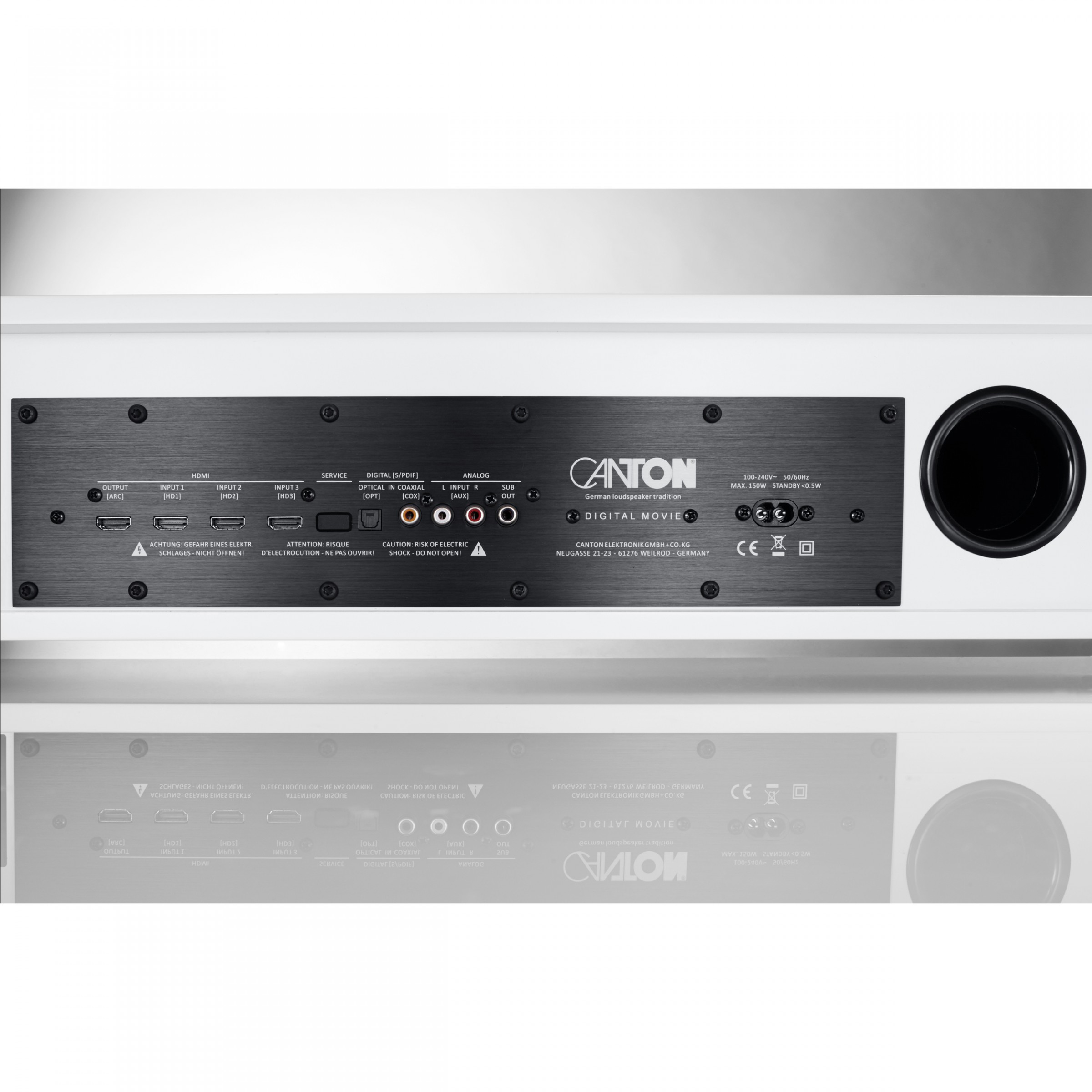 CANTON DM 90.3, Soundbase, Weiß/Seidematt