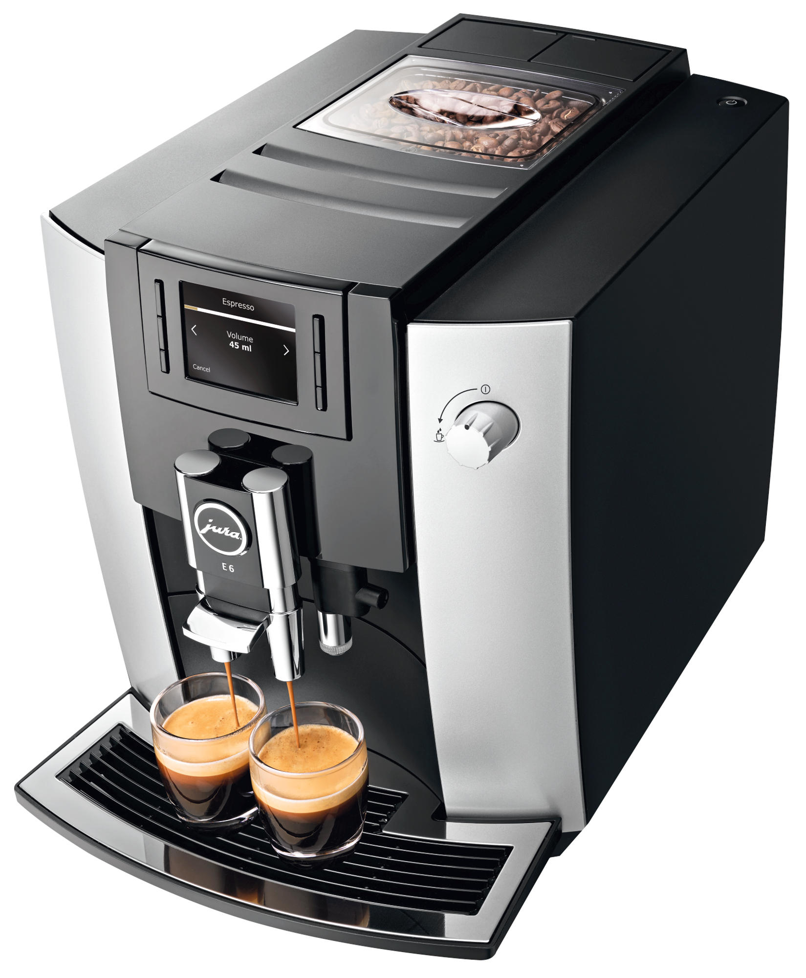 JURA E6 Kaffeevollautomat Platin